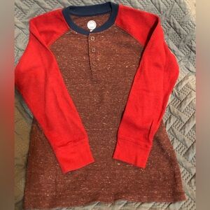 Boys Long Sleeve Wonder Nation Thermal Shirt